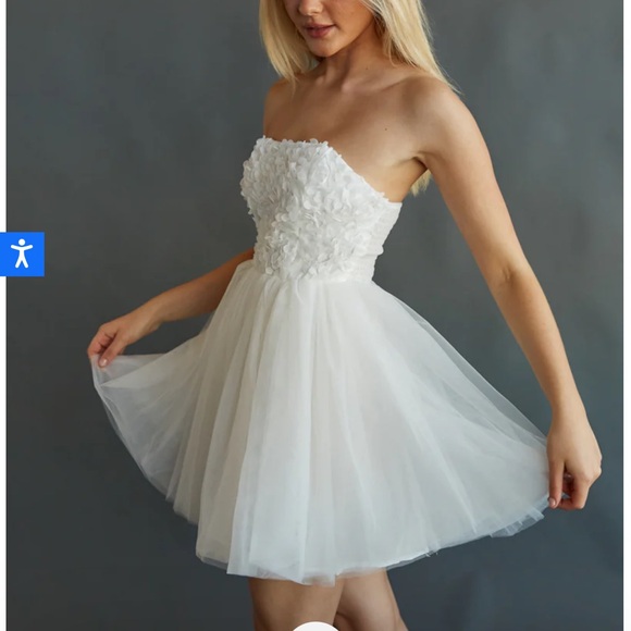 Do+Be White Mini Dress - Picture 13 of 14